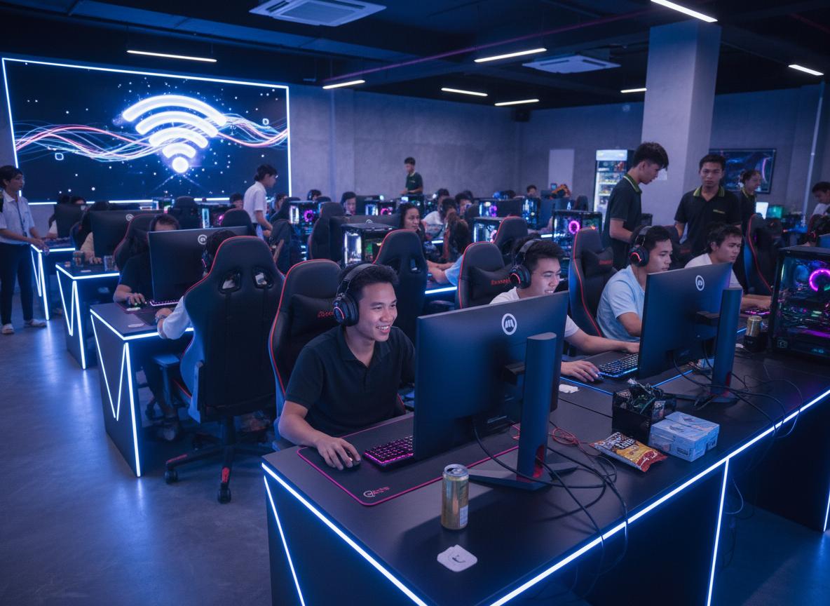 Bí quyết Internet cho Quán Game: Mạng mượt, tăng doanh thu hiệu quả