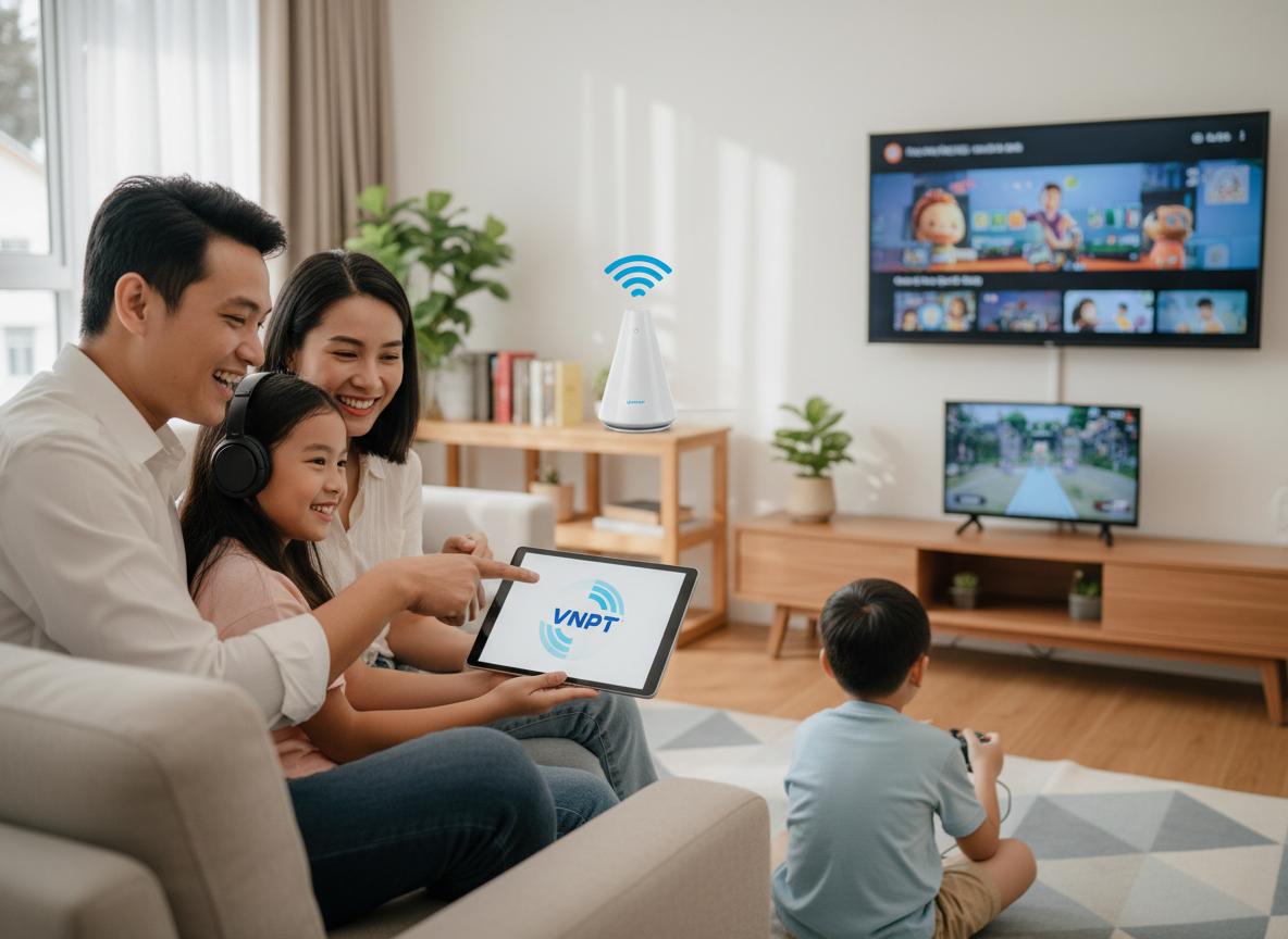 Các gói lắp đặt internet VNPT cho gia đình: Ưu đãi, tốc độ, Wifi Mesh