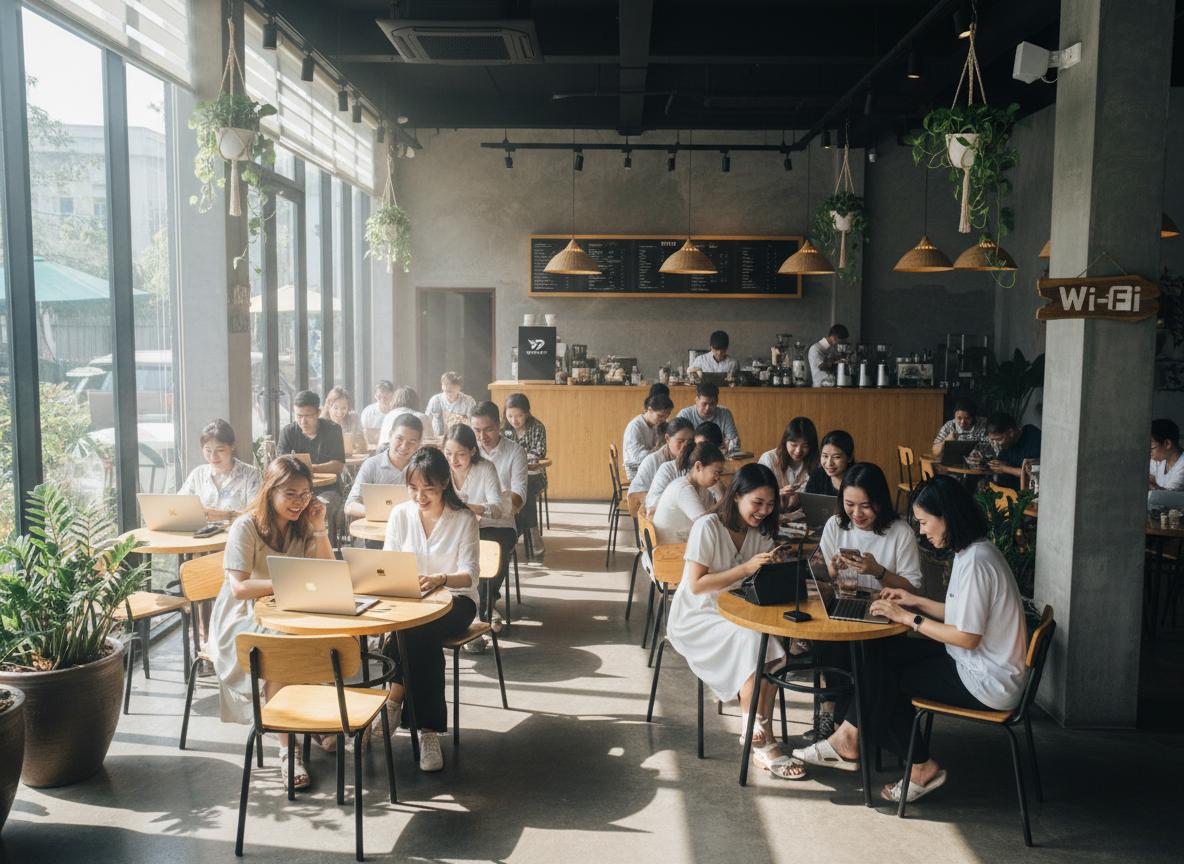 Internet VNPT cho quán cafe: Đảm bảo kết nối ổn định, khách hàng hài lòng
