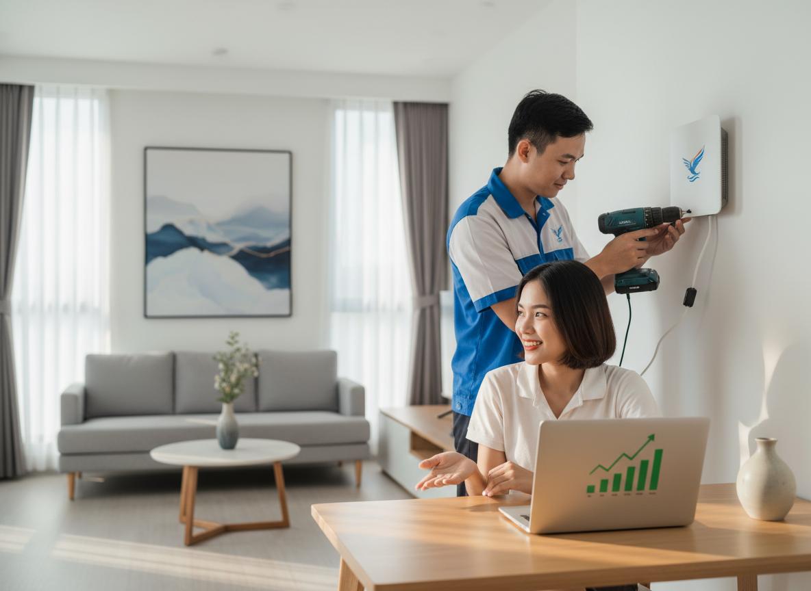 Lắp đặt Interent tốc độ cao tại Bcons Polaris