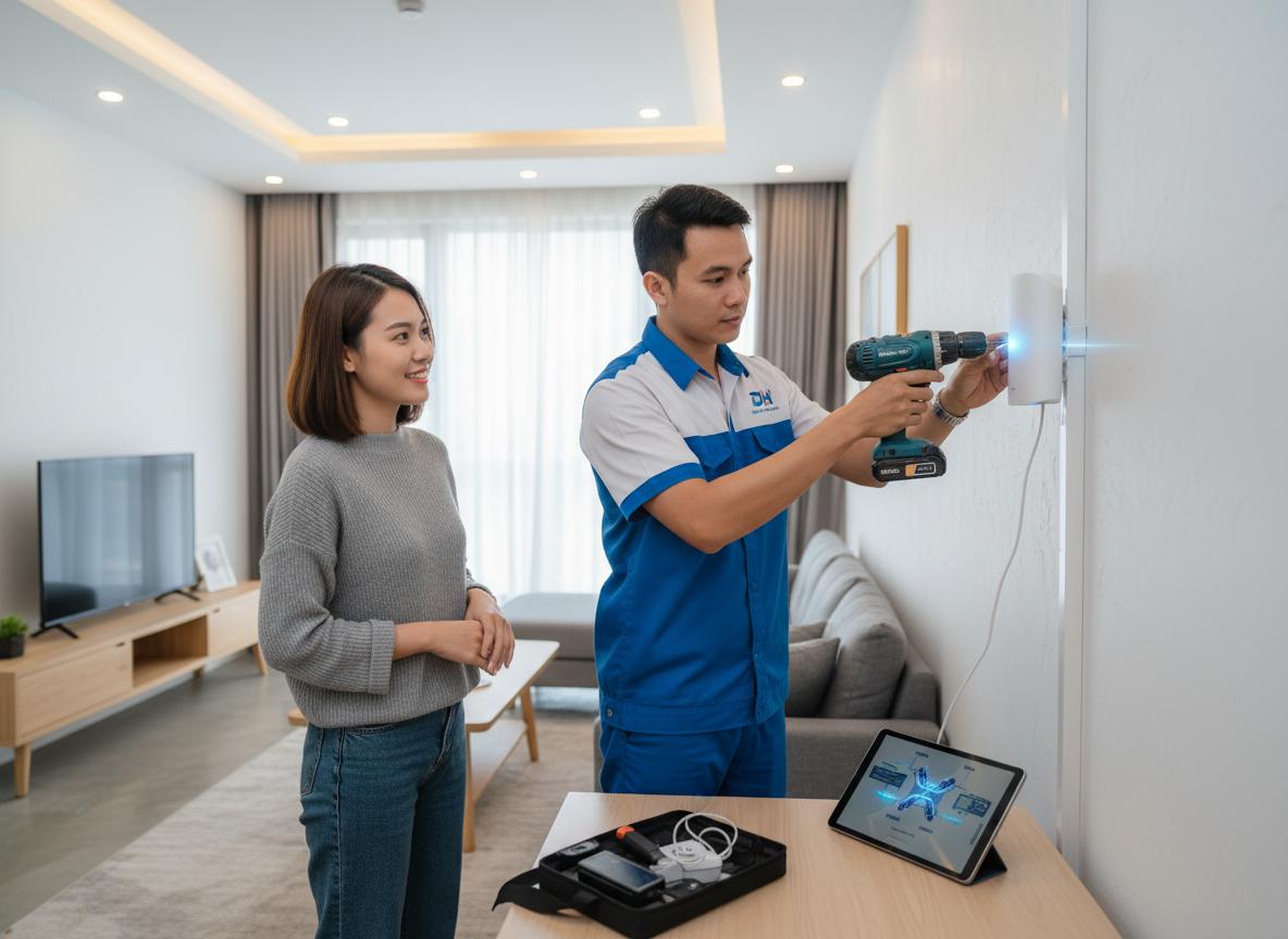 Lắp đặt Internet tốc độ cao tại D-Homme