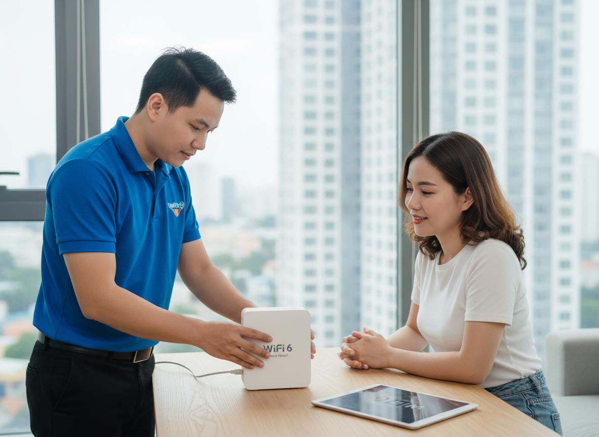 Lắp đặt Internet tốc độ cao tại Eco Green Sài Gòn