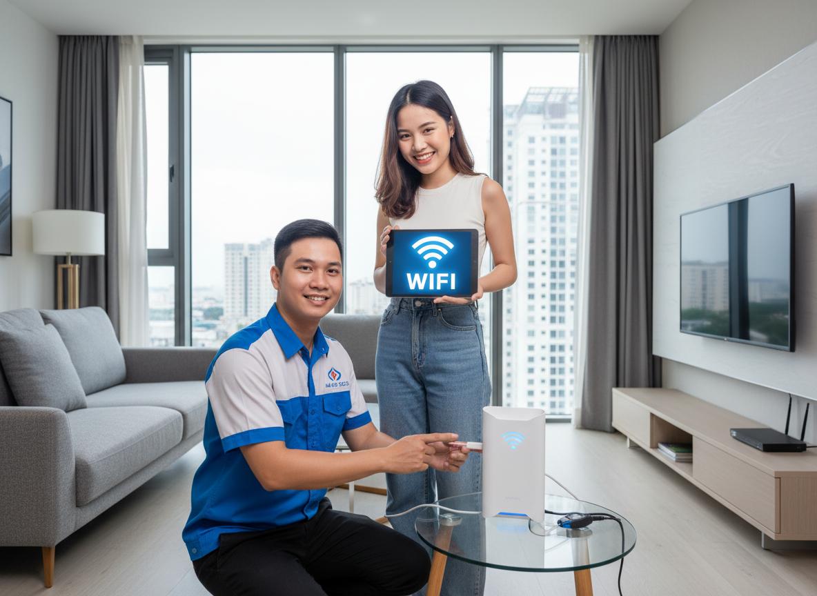 Lắp đặt Internet tốc độ cao tại Hà Đô Centrosa Garden