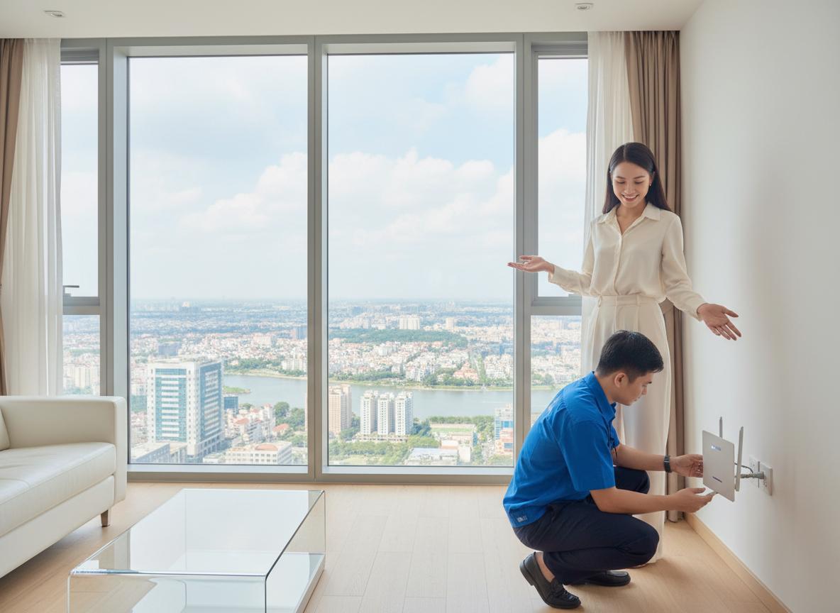 Lắp đặt Internet VNPT tốc độ cao cho các chung cư Phú Mỹ Hưng