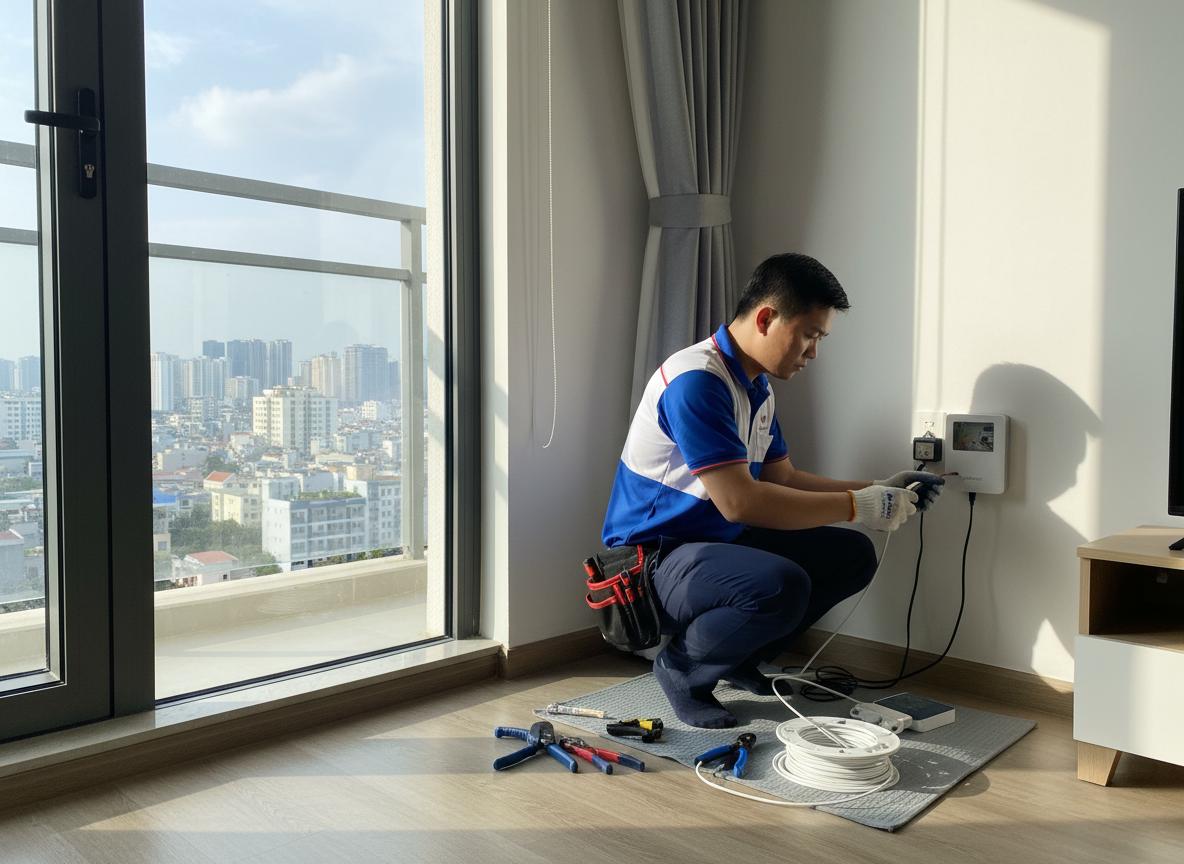 Lắp đặt Internet VNPT tốc độ cao cho các chung cư Quận 4