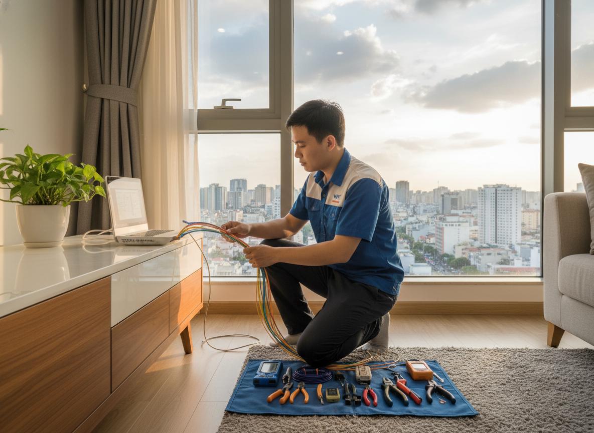 Lắp đặt Internet VNPT tốc độ cao cho các chung cư Quận Bình Tân