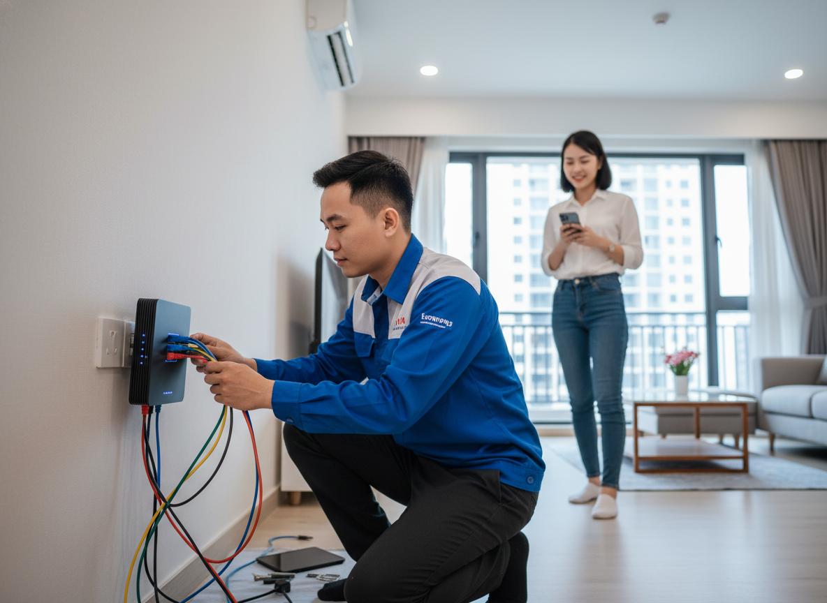 Lắp đặt Internet VNPT tốc độ cao cho các chung cư Quận Bình Thạnh