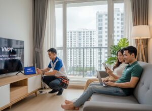 Lắp đặt Internet VNPT tốc độ cao cho các chung cư Quận Gò Vấp