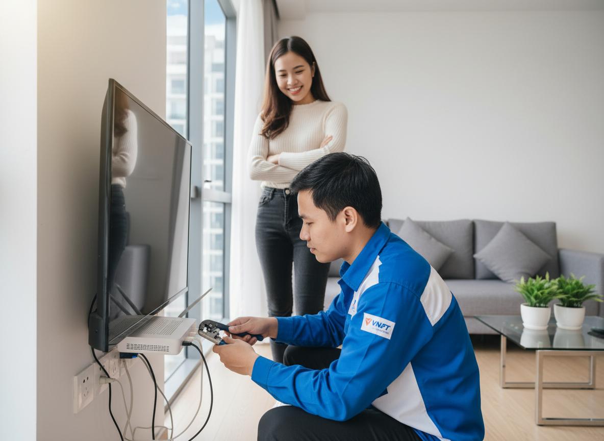 Lắp đặt Internet VNPT tốc độ cao cho các chung cư Quận Tân Phú