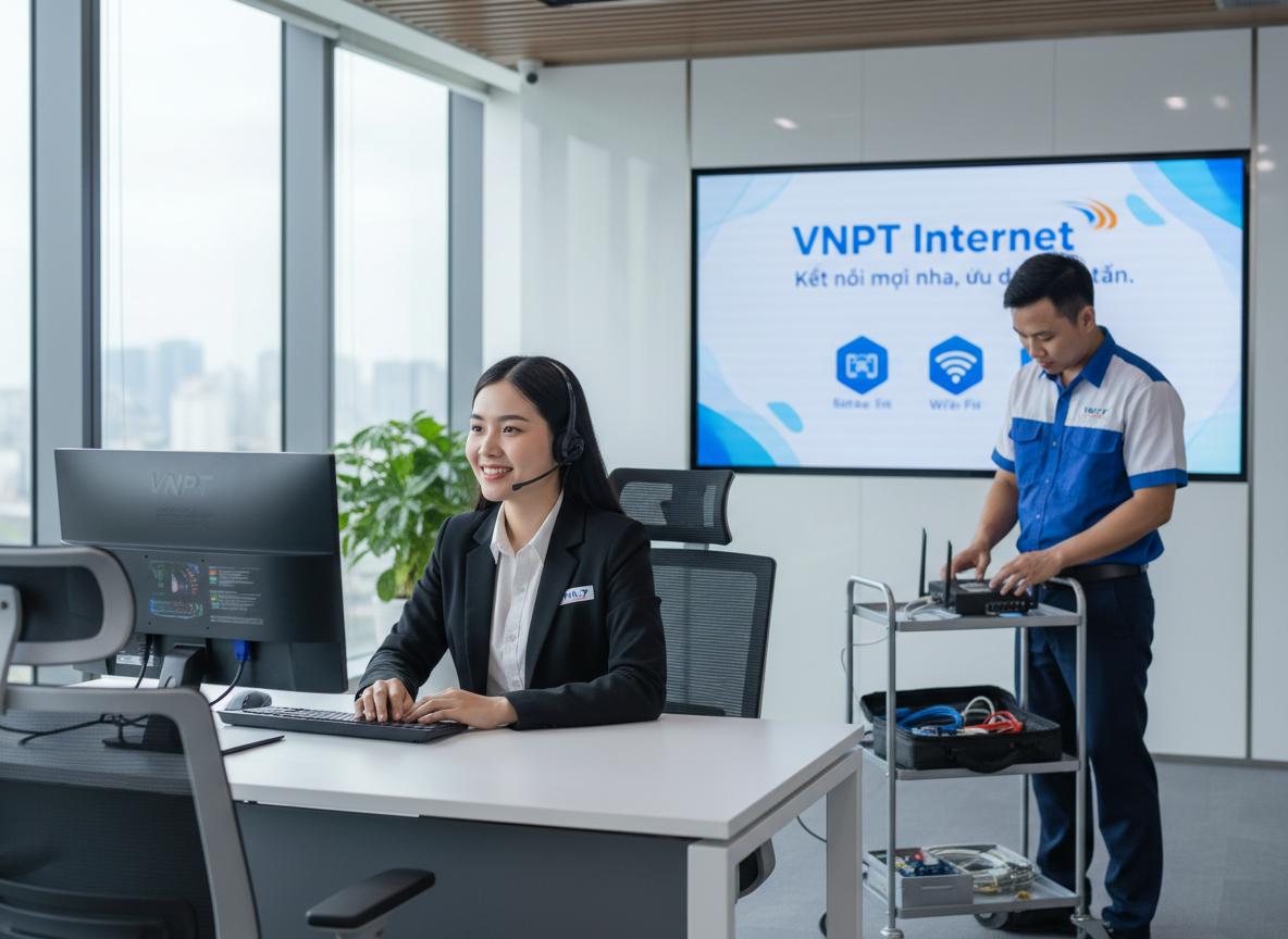 Tổng đài hỗ trợ, lắp đặt Internet VNPT tại Bình Chánh