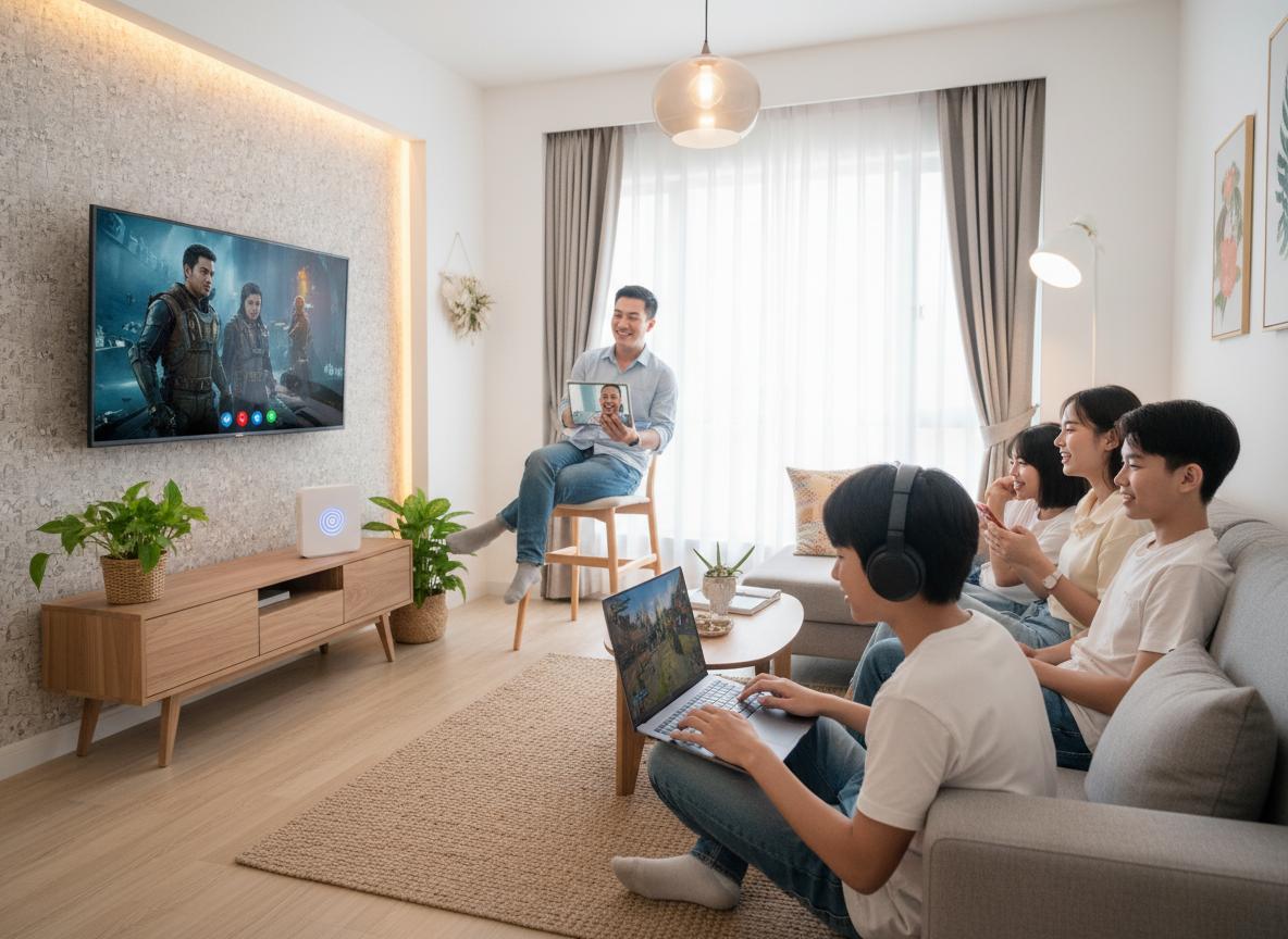 VNPT ULM Internet: Tốc độ 1Gbps, WiFi 6 phủ sóng mọi nhà